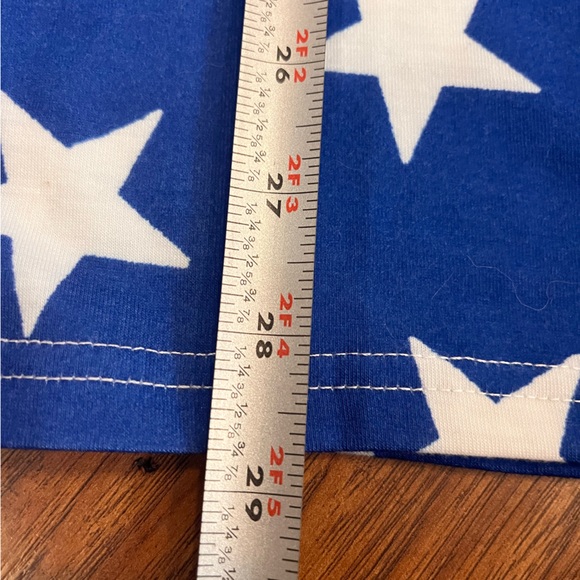 Nice! 4th of July tank top women’s 2XL soft comfort USA flag red white blue - Picture 4 of 7